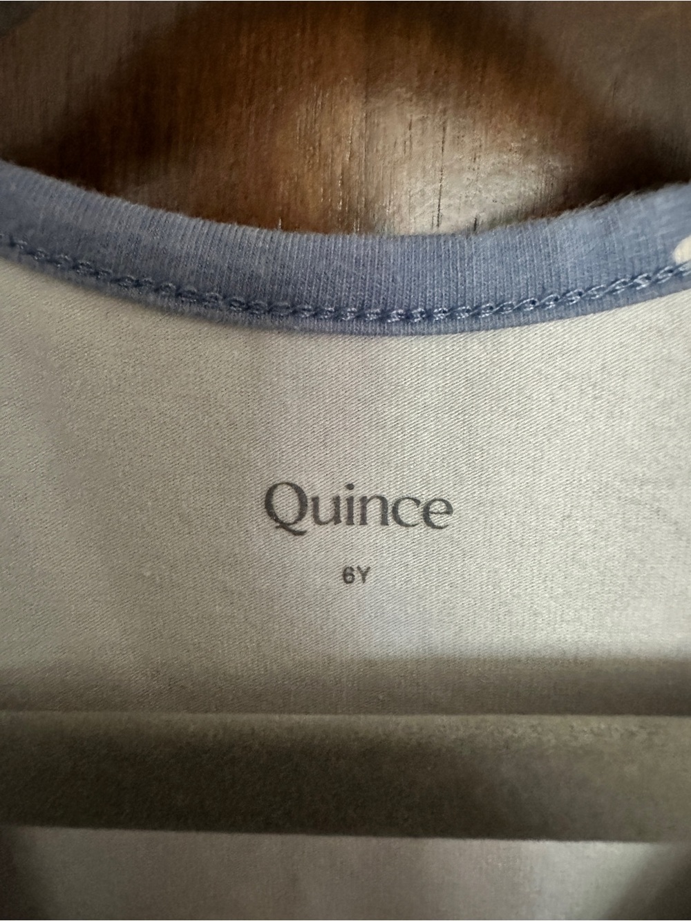 Quince Blue Daisy Pocket Dress for Girls. Size 6Y. - Picture 5 of 5